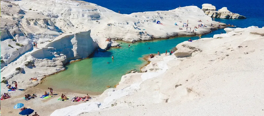 Sarakiniko Beach, Greece